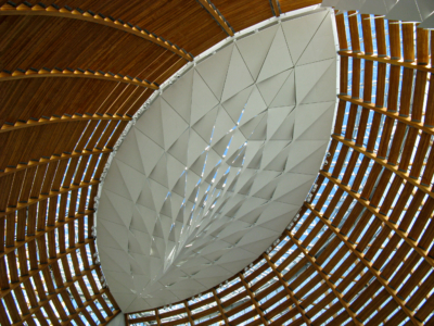 View of the interior roof - Christ the Light Cathedral, Oakland, California, United States