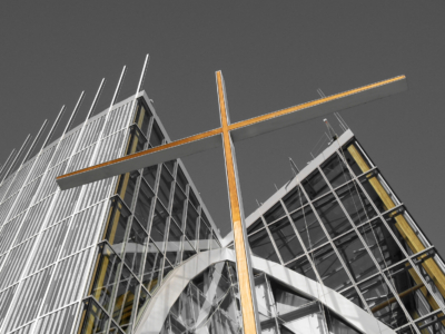 Exteior study (desaturated) of Christ the Light Cathedral -
Oakland, California, United States